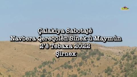 Çalakiya Sabotajê Navbera Sînek û Maymun