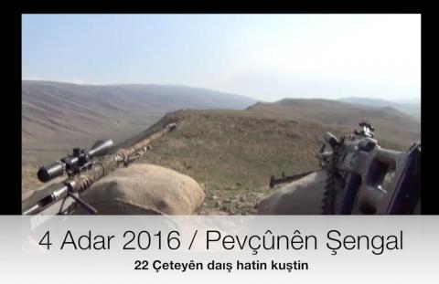 Pevçûna DAİŞ re Li Gelîyên Şîlo - Şengal 2016